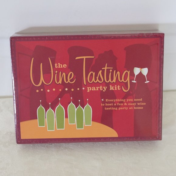 The Wine Tasting Party Kit New in Box Entertaining Party - Picture 1 of 6